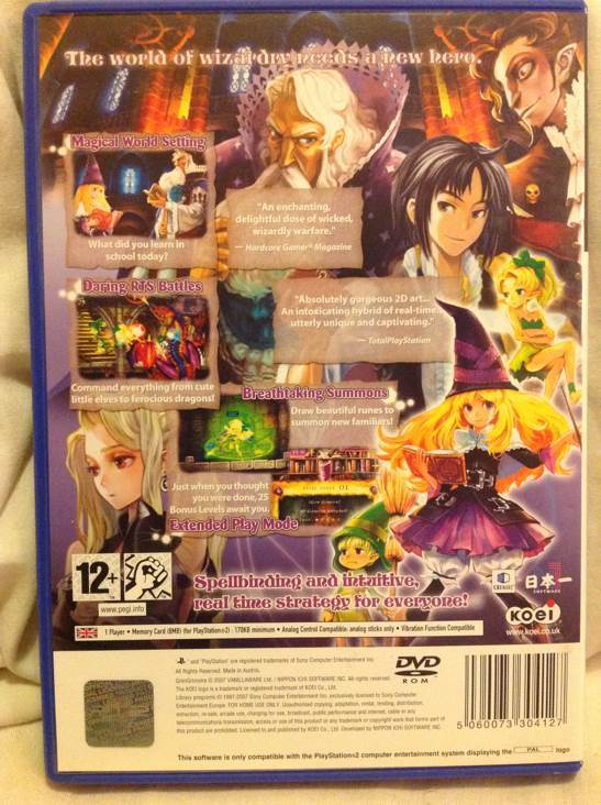 (*2007) GrimGrimoire - Other (Koei - 1) video game collectible [Barcode 5060073304127] - Main Image 2