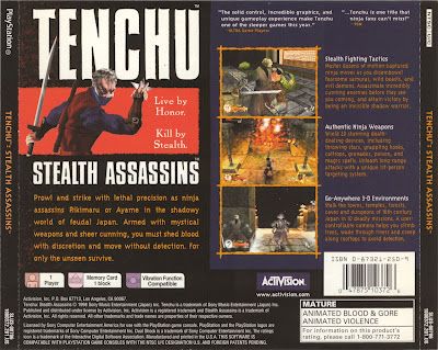 Tenchu: Stealth Assassins - Sony PlayStation (Activision - 1) video game collectible [Barcode 047875103726] - Main Image 2