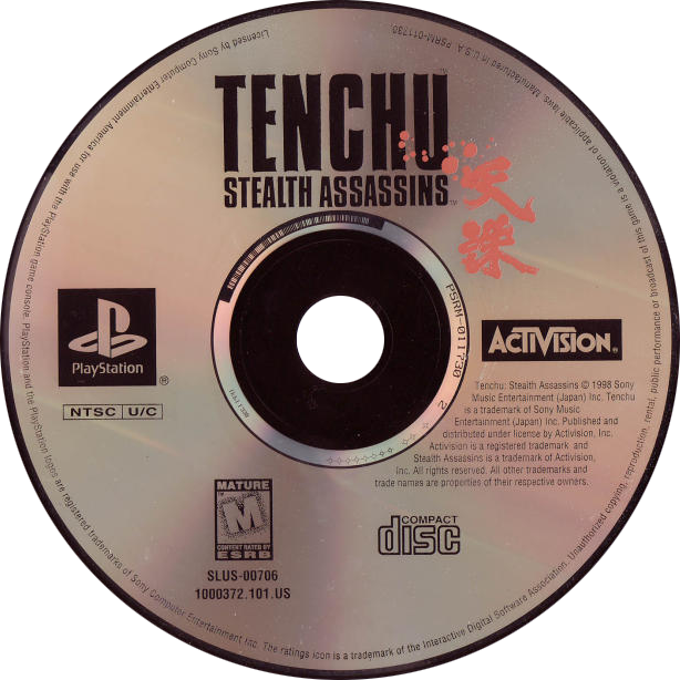 Tenchu: Stealth Assassins - Sony PlayStation (Activision - 1) video game collectible [Barcode 047875103726] - Main Image 3
