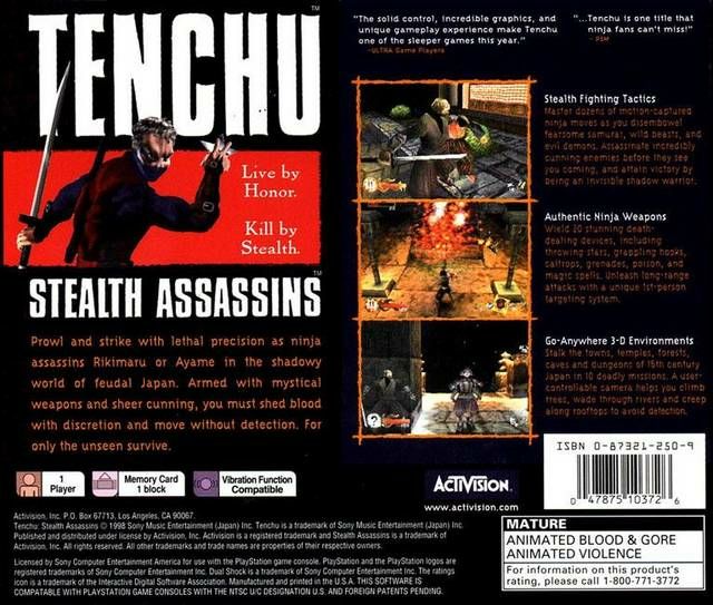 Tenchu: Stealth Assassins - Sony PlayStation (Activision - 1) video game collectible [Barcode 5030917002649] - Main Image 2