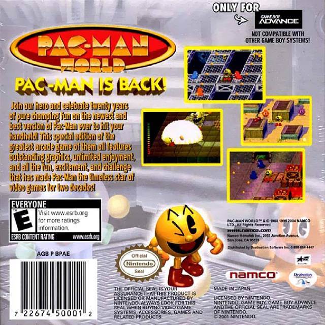 Pac-Man World - Nintendo Game Boy Advance (GBA) (Namco) video game collectible - Main Image 2