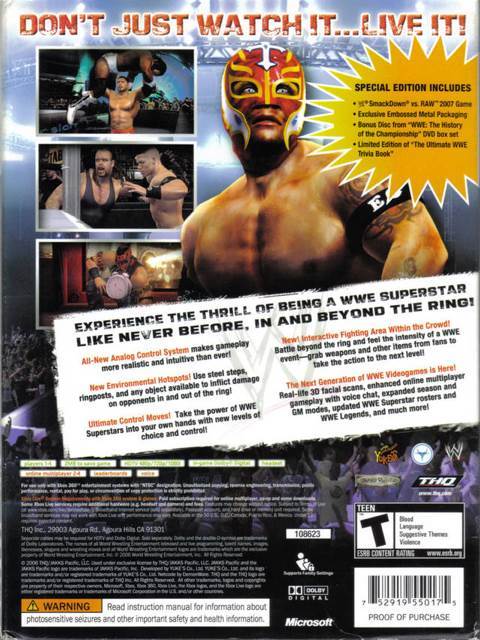 WWE Smackdown Vs Raw 2007: Special Edition - Microsoft Xbox 360 (Microsoft - 2) video game collectible - Main Image 1