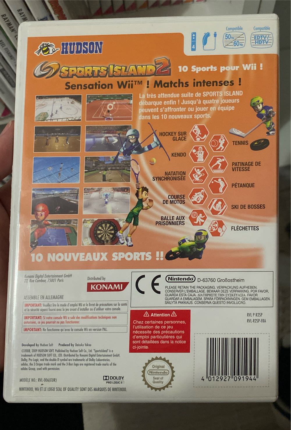 Sports Island 2 - Nintendo Wii (Hudson Soft - 1-4) video game collectible [Barcode 4012927091944] - Main Image 2