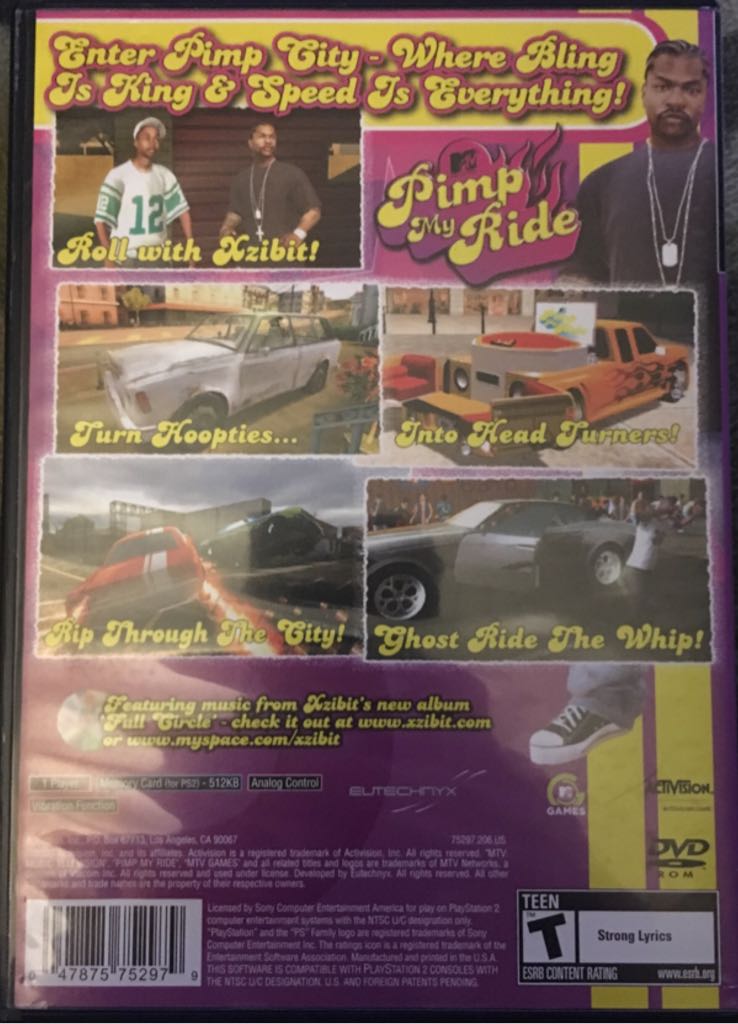 Pimp my Ride - Sony PlayStation 2 (PS2) (Activision - 1 Players) video game collectible - Main Image 2