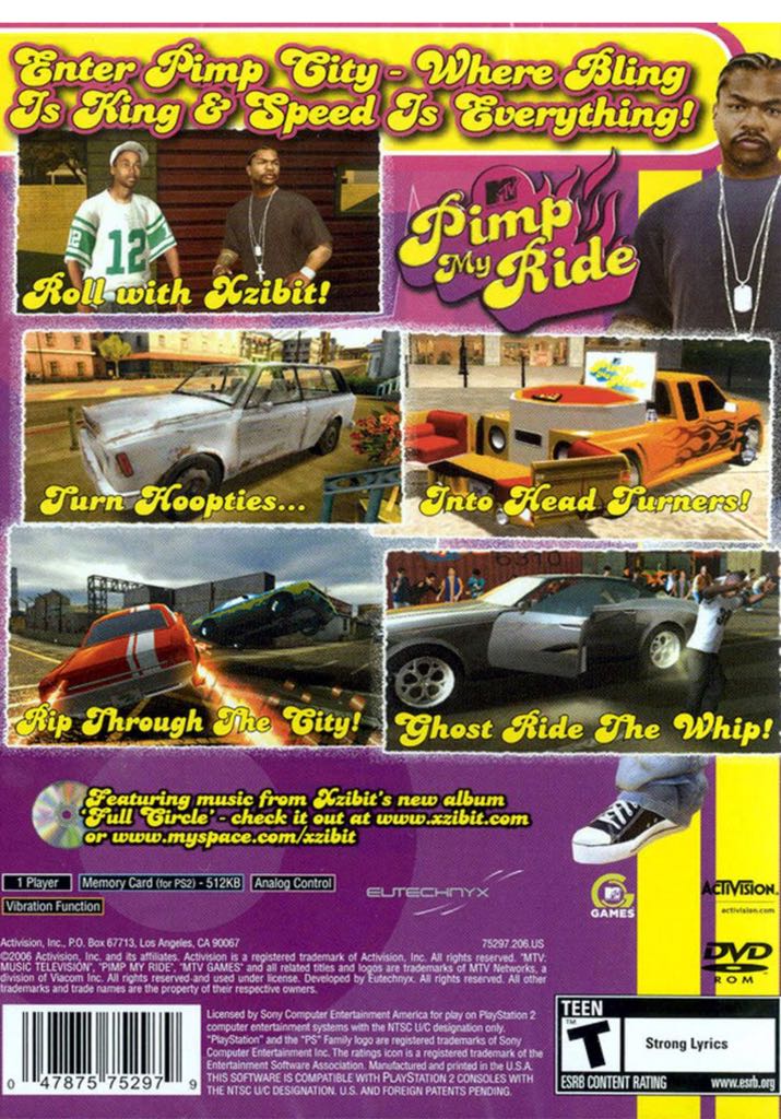 Pimp my Ride - Sony PlayStation 2 (PS2) video game collectible - Main Image 2