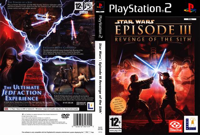 Star Wars Episode III: Revenge of the Sith - Sony PlayStation 2 (PS2) (LucasArts - 2) video game collectible [Barcode 0023272003258] - Main Image 2