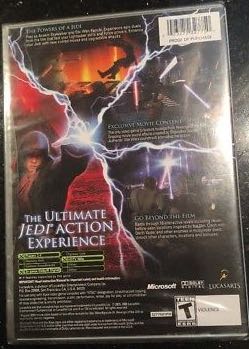 Star Wars Episode III: Revenge of the Sith - Microsoft Xbox (Lucas Arts - 1) video game collectible [Barcode 2327232775] - Main Image 2