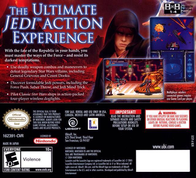 Star Wars Episode III: Revenge of the Sith - Nintendo DS (LucasArts - 4) video game collectible [Barcode 3307210193810] - Main Image 2