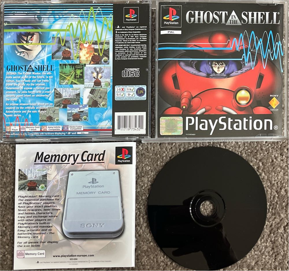 Ghost in the Shell - Sony PlayStation (Sony Computer Entertainment Inc./Kodansha Ltd. - 1) video game collectible [Barcode 711719734321] - Main Image 4