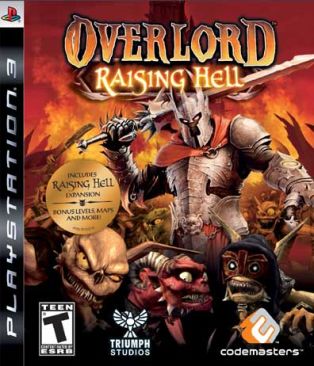 Overlord: Raising Hell - Sony PlayStation 3 (PS3) (Codemasters - 2) video game collectible [Barcode 767649402175] - Main Image 1