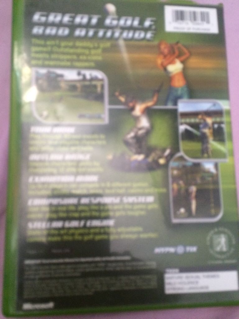 Outlaw Golf - Microsoft Xbox (Simon & Schuster - 1) video game collectible [Barcode 019100000841] - Main Image 2
