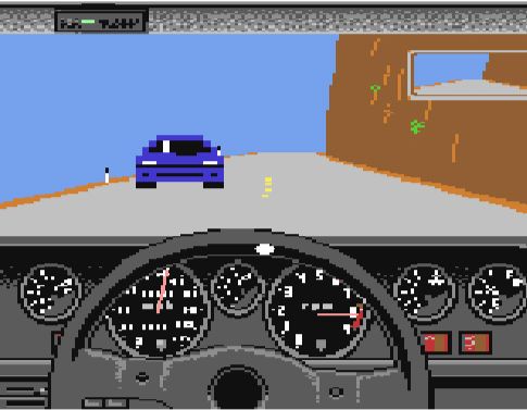 TEST DRIVE - Commodore 64 (Accolade) video game collectible - Main Image 2