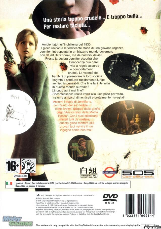 Rule Of Rose - Sony PlayStation 2 (PS2) (505 Games - 1) video game collectible [Barcode 8023171009506] - Main Image 2