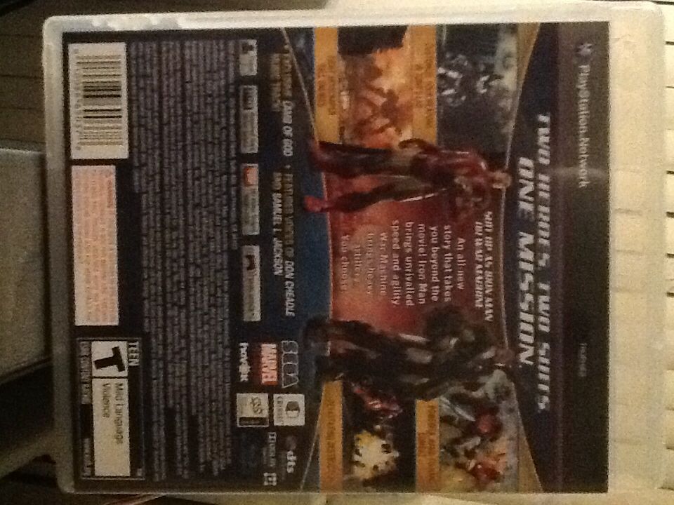 Iron Man 2 - Sony PlayStation 3 (PS3) (Sega - 1) video game collectible [Barcode 010086690378] - Main Image 2