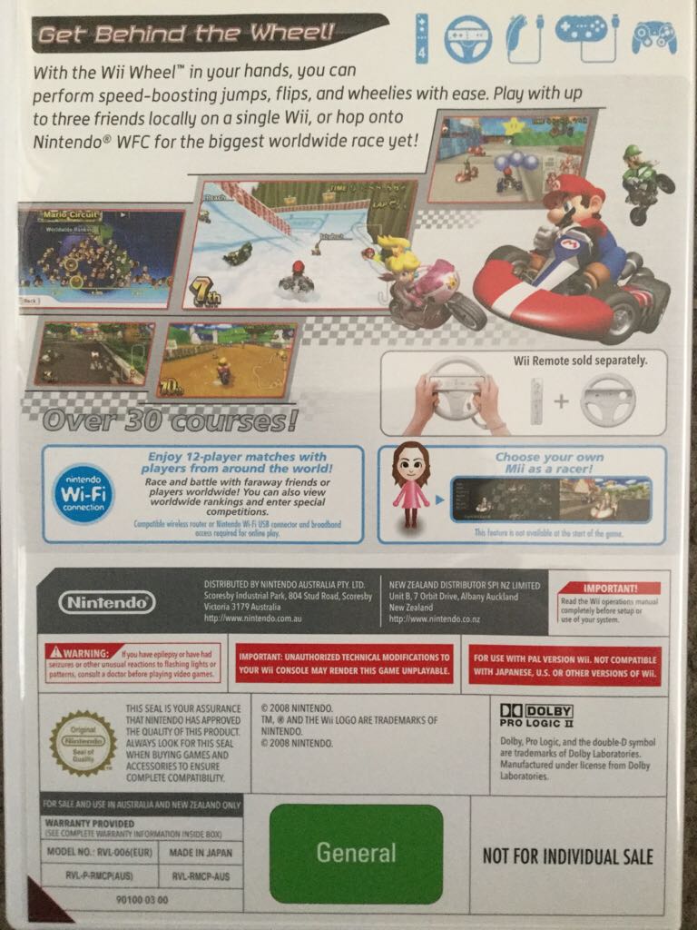 Mariokart Wii - Nintendo Wii (Nintendo - 4) video game collectible - Main Image 2
