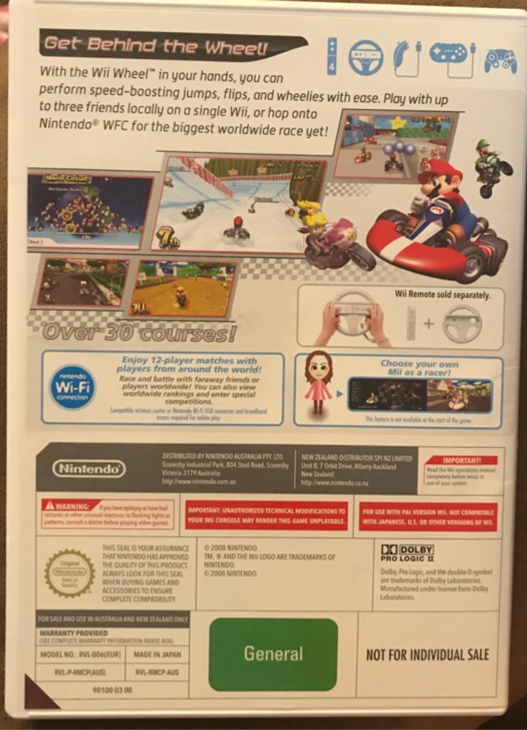 Mariokart Wii - Nintendo Wii (2-4) video game collectible - Main Image 2