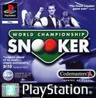 World Championship Snooker - Sony PlayStation (Codemasters - 1-2) video game collectible [Barcode 5024866240948] - Main Image 1
