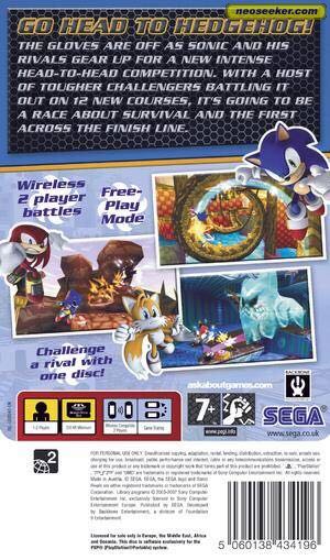 Sonic Rivals 2 - Sony PlayStation Portable (PSP) (Sega - 2) video game collectible [Barcode 5060138434196] - Main Image 2
