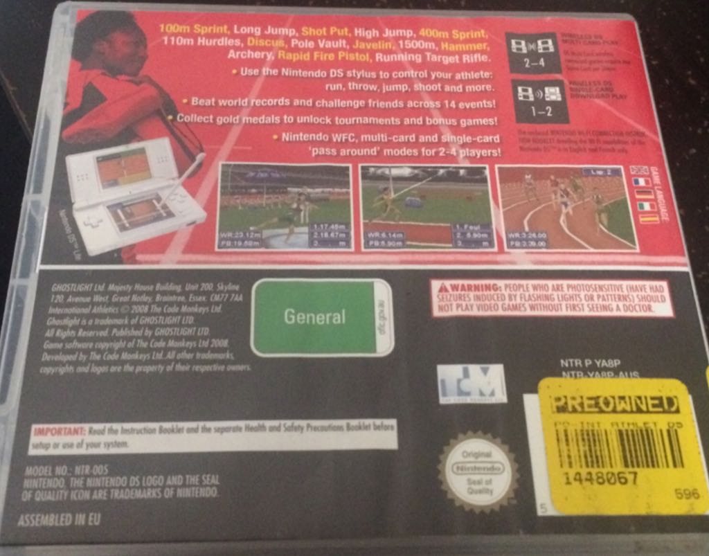 International Athletics - Nintendo DS video game collectible - Main Image 2