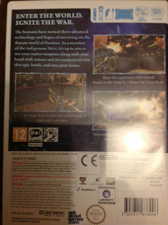 Avatar: The Game - Nintendo Wii video game collectible - Main Image 2
