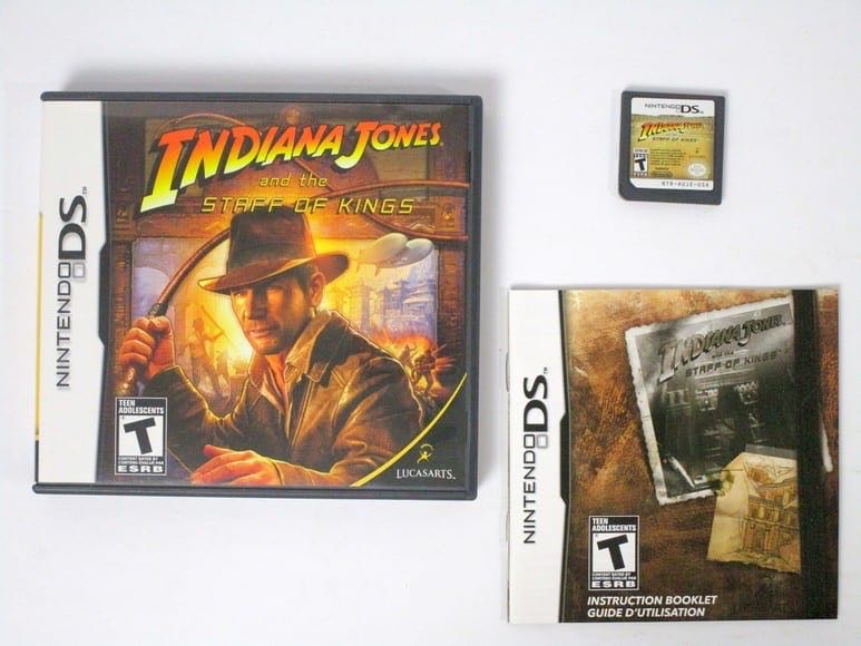 Indiana Jones And The Staff Of Kings - Nintendo DS (Lucas Arts) video game collectible [Barcode 023272337612] - Main Image 2