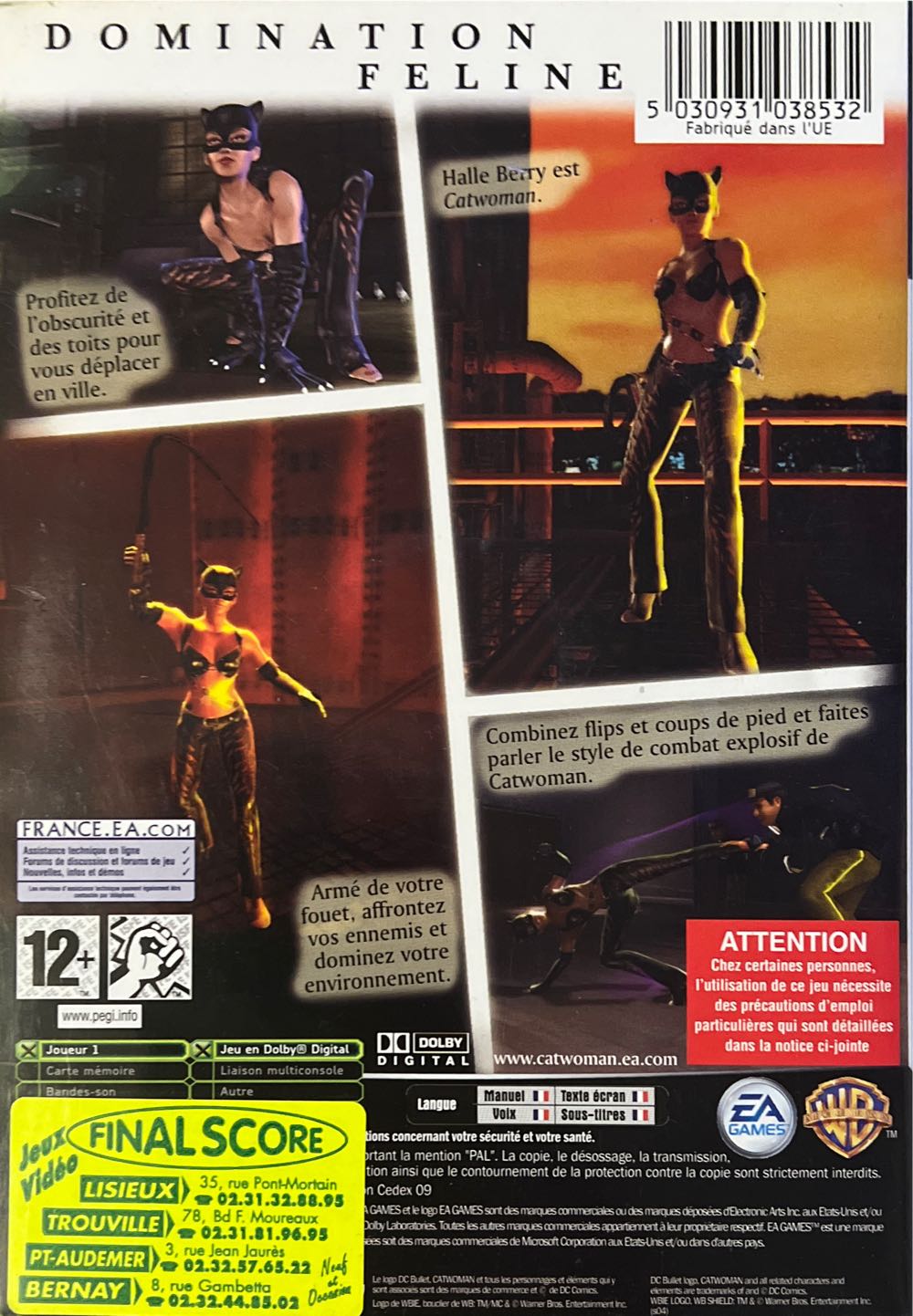 Catwoman - Microsoft Xbox (Electronic Arts - 1) video game collectible [Barcode 5030931038532] - Main Image 2