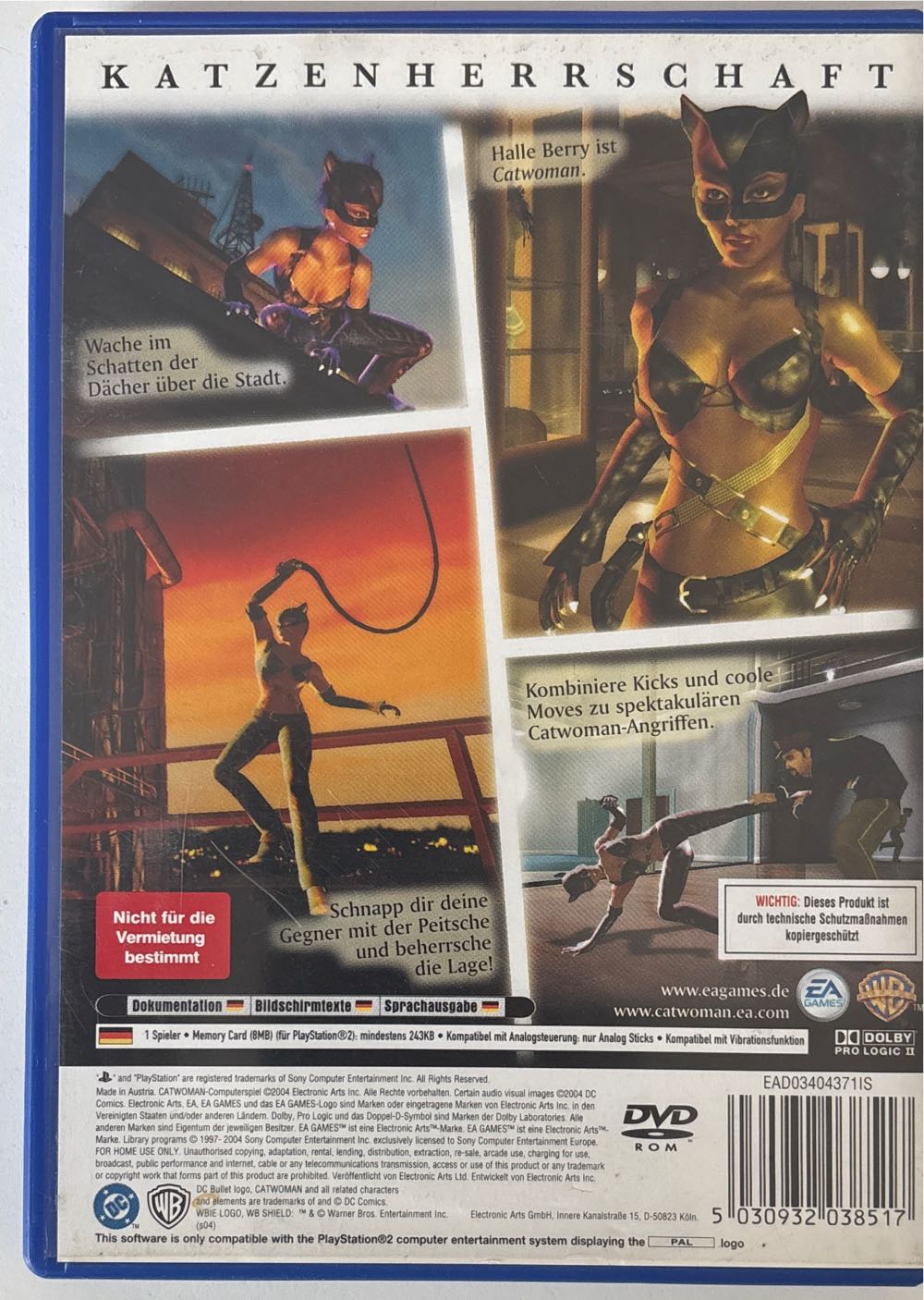 Catwoman - Sony PlayStation 2 (PS2) video game collectible [Barcode 5030932038517] - Main Image 2