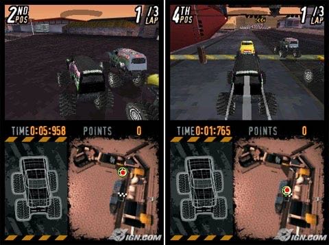 Monster Jam - Nintendo DS (Activision - 2-4) video game collectible [Barcode 047875754195] - Main Image 4
