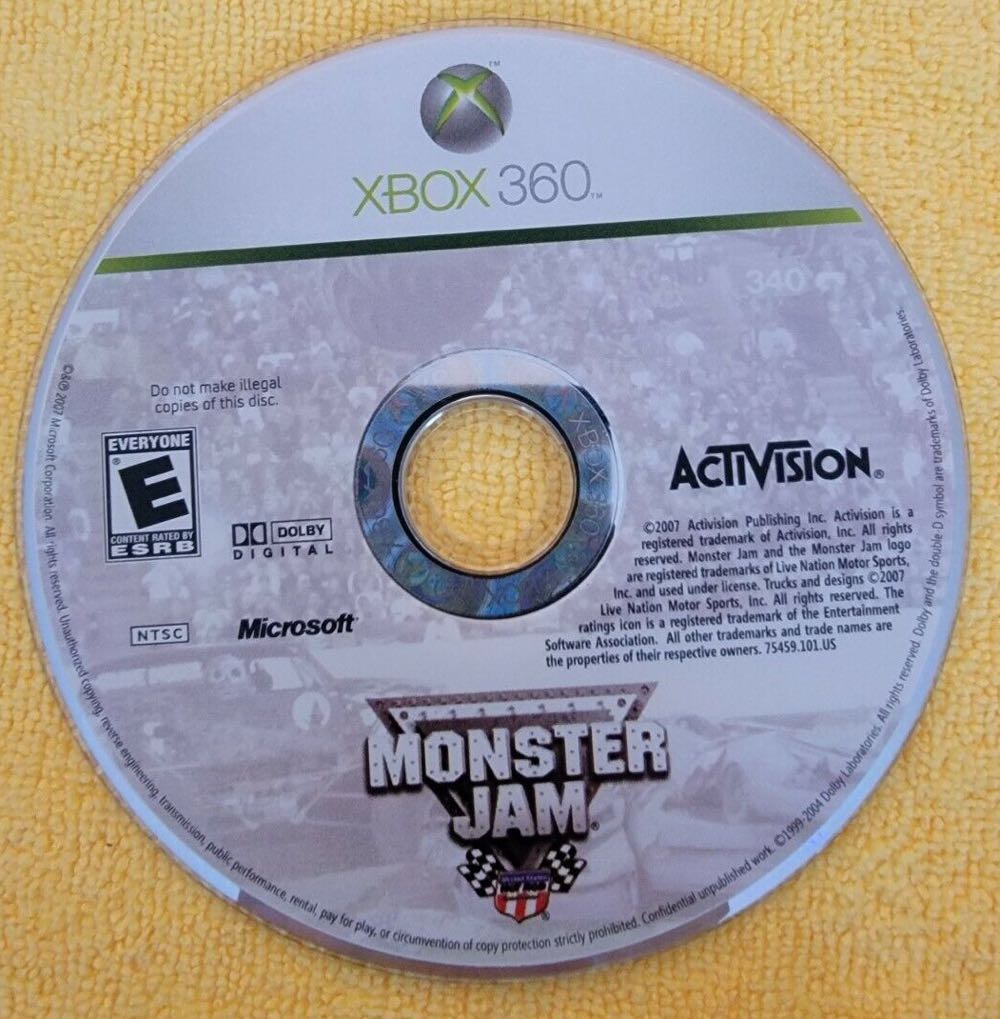 Monster Jam - Microsoft Xbox 360 (Activision - 1-4) video game collectible [Barcode 047875754591] - Main Image 3