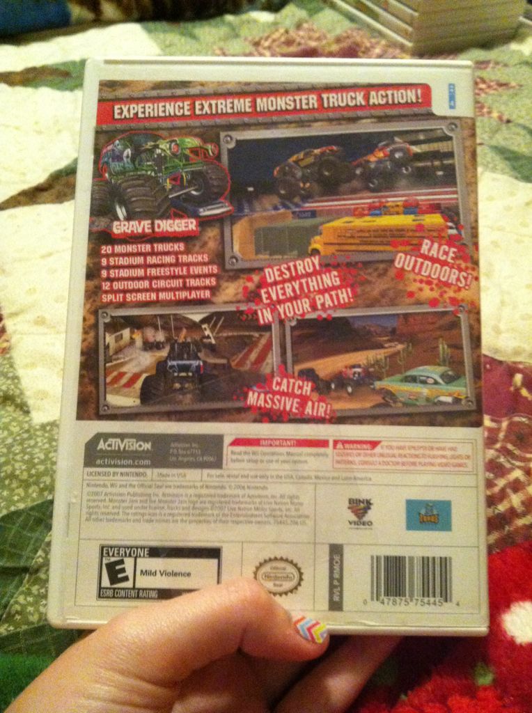 Monster Jam - Nintendo Wii (Activision - 4) video game collectible - Main Image 2