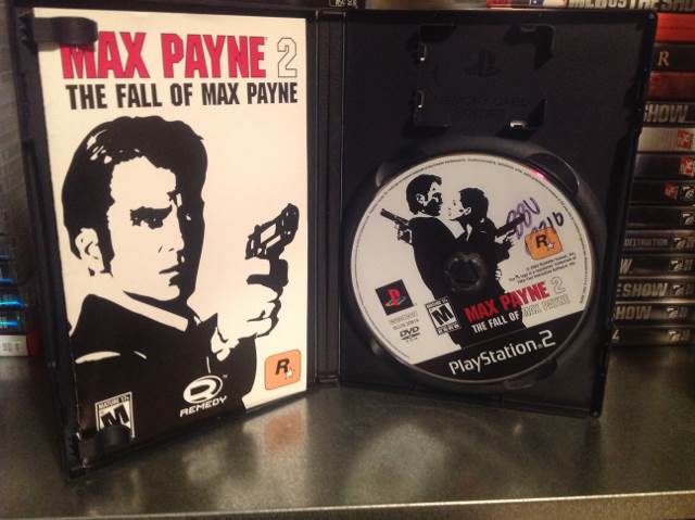 Max Payne 2 The Fall of Max Payne - Sony PlayStation 2 (PS2) (Rockstar Games - 1) video game collectible [Barcode 5026555301855] - Main Image 2