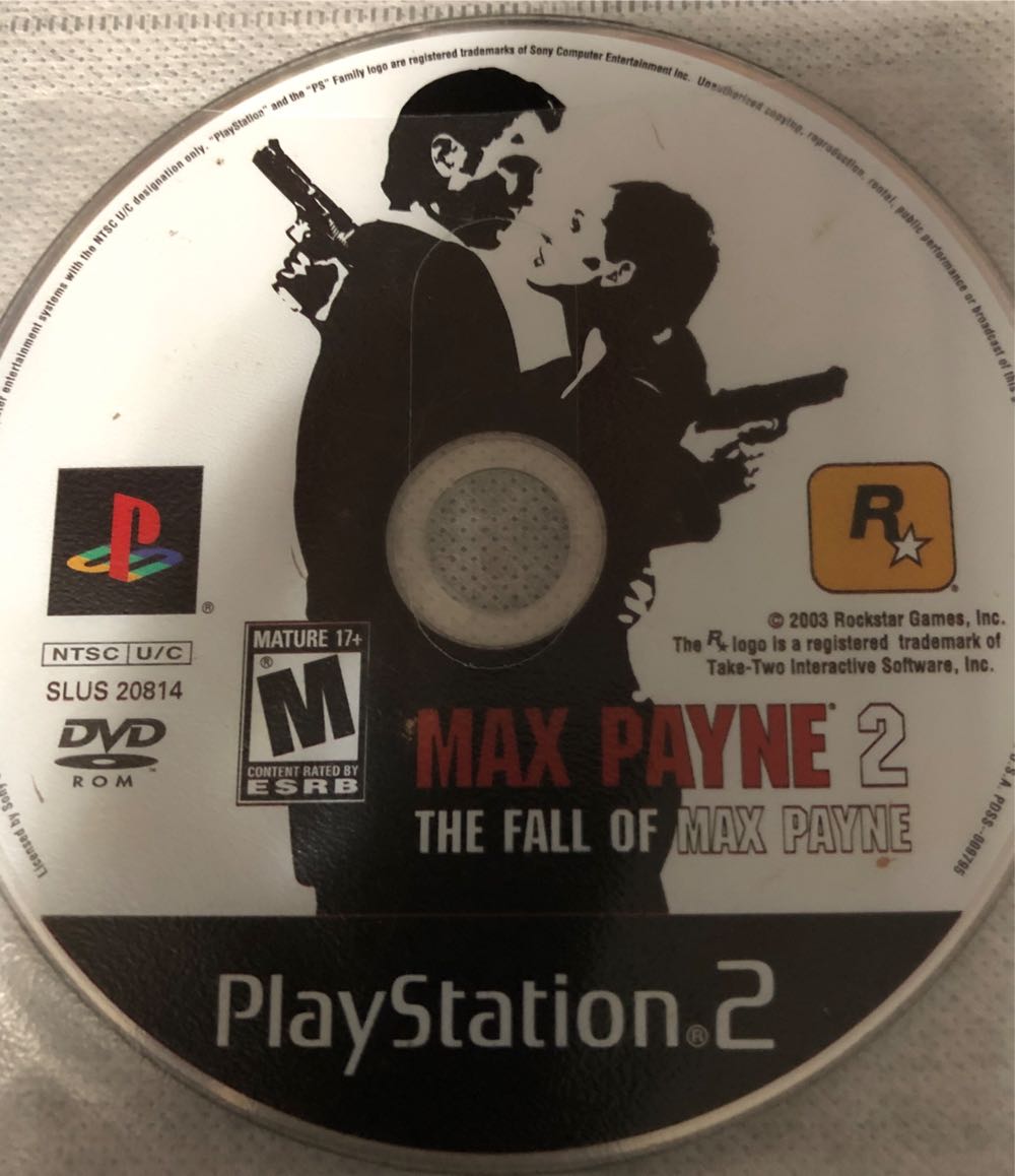 Max Payne 2: The Fall of Max Payne - Sony PlayStation 2 (PS2) (Rockstar Games - 1) video game collectible [Barcode 710425272608] - Main Image 4