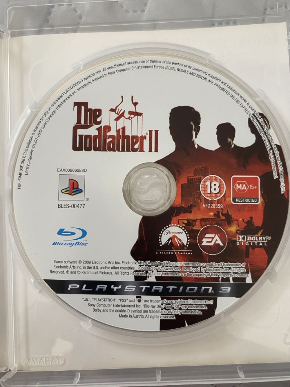 Padrino 2, El - Sony PlayStation 3 (PS3) (Electronic Arts/EA Games - 1) video game collectible [Barcode 5030934066303] - Main Image 3