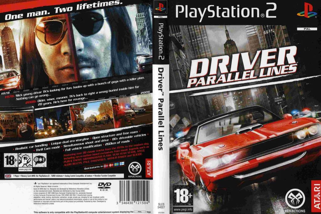Driver: Parallel Lines - Sony PlayStation 2 (PS2) video game collectible [Barcode 3546430123539] - Main Image 2