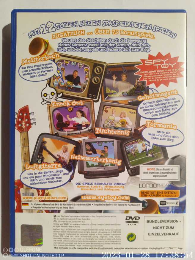 EyeToy: Play 2 - Sony PlayStation 2 (PS2) video game collectible [Barcode 711719686743] - Main Image 2