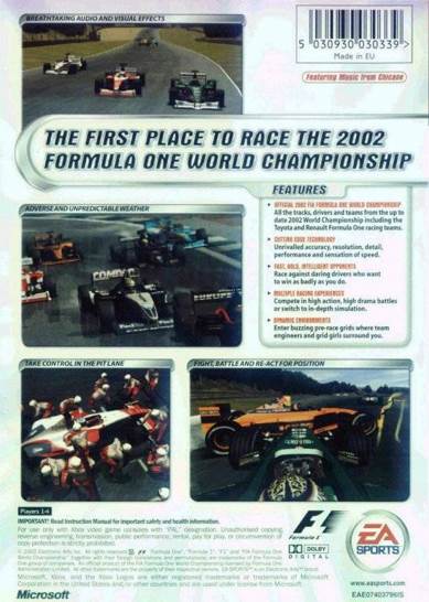 F1 2002 - Microsoft Xbox video game collectible [Barcode 5030930030339] - Main Image 2