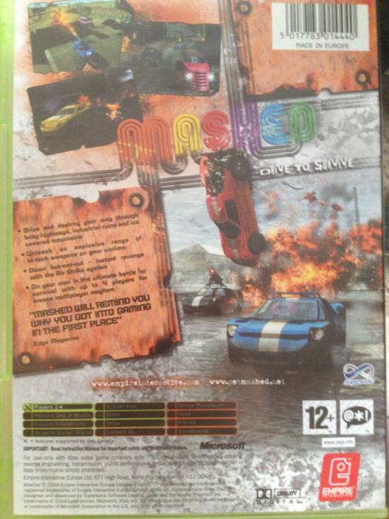 Mashed - PC (Empire Interactive - 1-4) video game collectible [Barcode 5017783014440] - Main Image 2