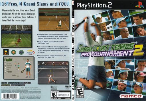 Smash Court Tennis Pro Tournament 2 - Sony PlayStation 2 (PS2) (Namco - 2) video game collectible [Barcode 722674100137] - Main Image 2