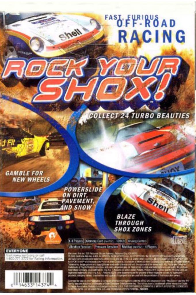 Shox - Sony PlayStation 2 (PS2) (Electronic Arts/EA Games - 2) video game collectible [Barcode 014633143744] - Main Image 2