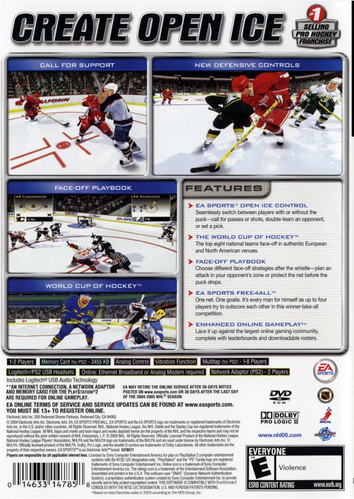 NHL 2005 - Microsoft Xbox (Ea Sports - 4) video game collectible [Barcode 014633147865] - Main Image 2