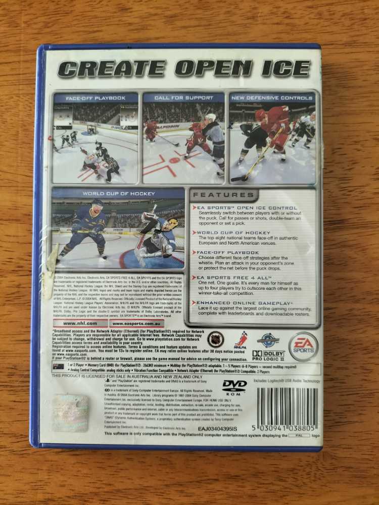 NHL 2005 - Sony PlayStation 2 (PS2) video game collectible [Barcode 5030941038805] - Main Image 2