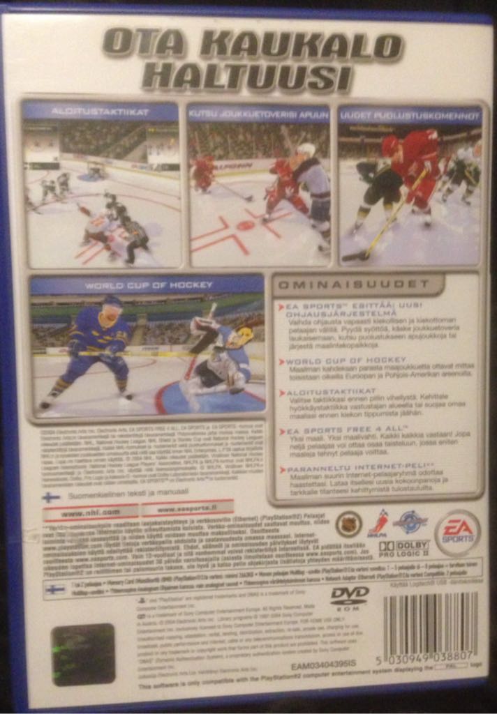 NHL 2005 - Sony PlayStation 2 (PS2) video game collectible [Barcode 5030949038807] - Main Image 2