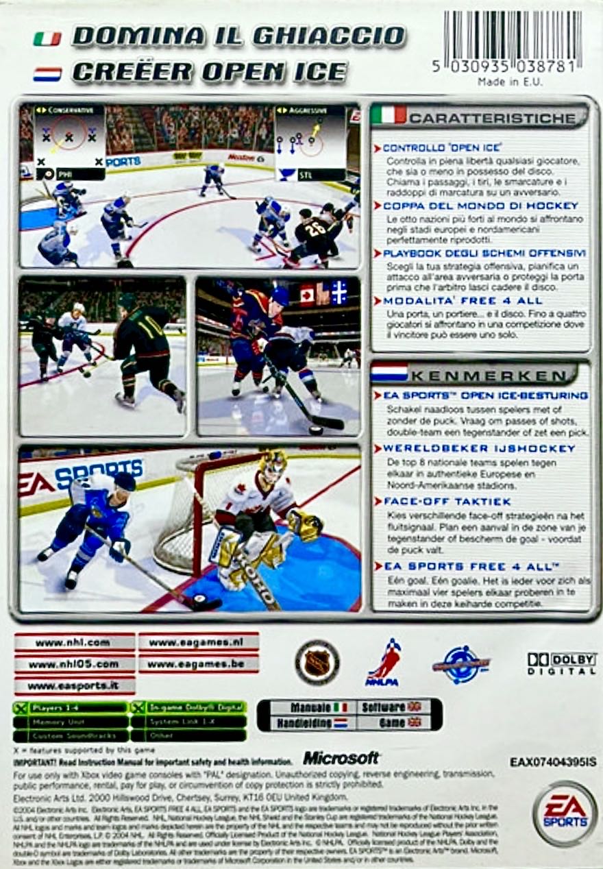 NHL 2005 - Microsoft Xbox (EA Sports - 1-4) video game collectible - Main Image 2