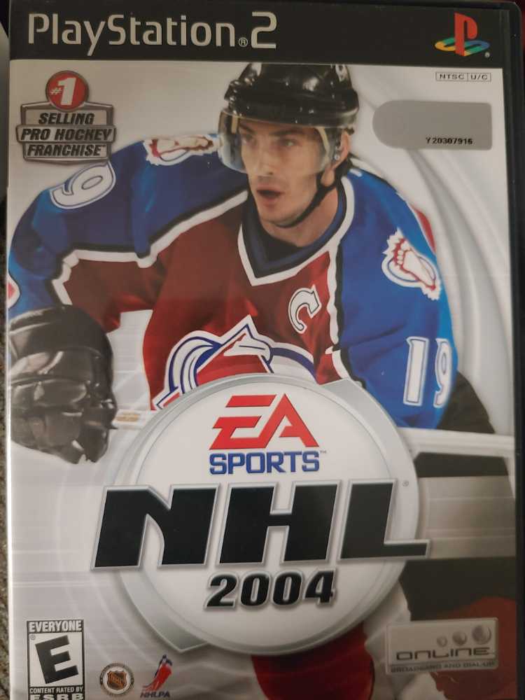 NHL 04 - Sony PlayStation 2 (PS2) (Electronic Arts/EA Games - 1-2) video game collectible [Barcode 014633146448] - Main Image 3