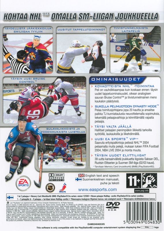 NHL 04 - Sony PlayStation 2 (PS2) (Electronic Arts/EA Games - 8) video game collectible - Main Image 2