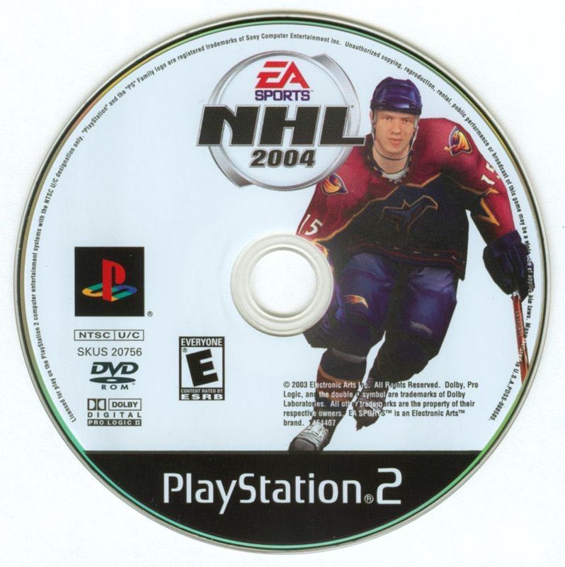 NHL 04 - Sony PlayStation 2 (PS2) (Electronic Arts/EA Games - 8) video game collectible - Main Image 3