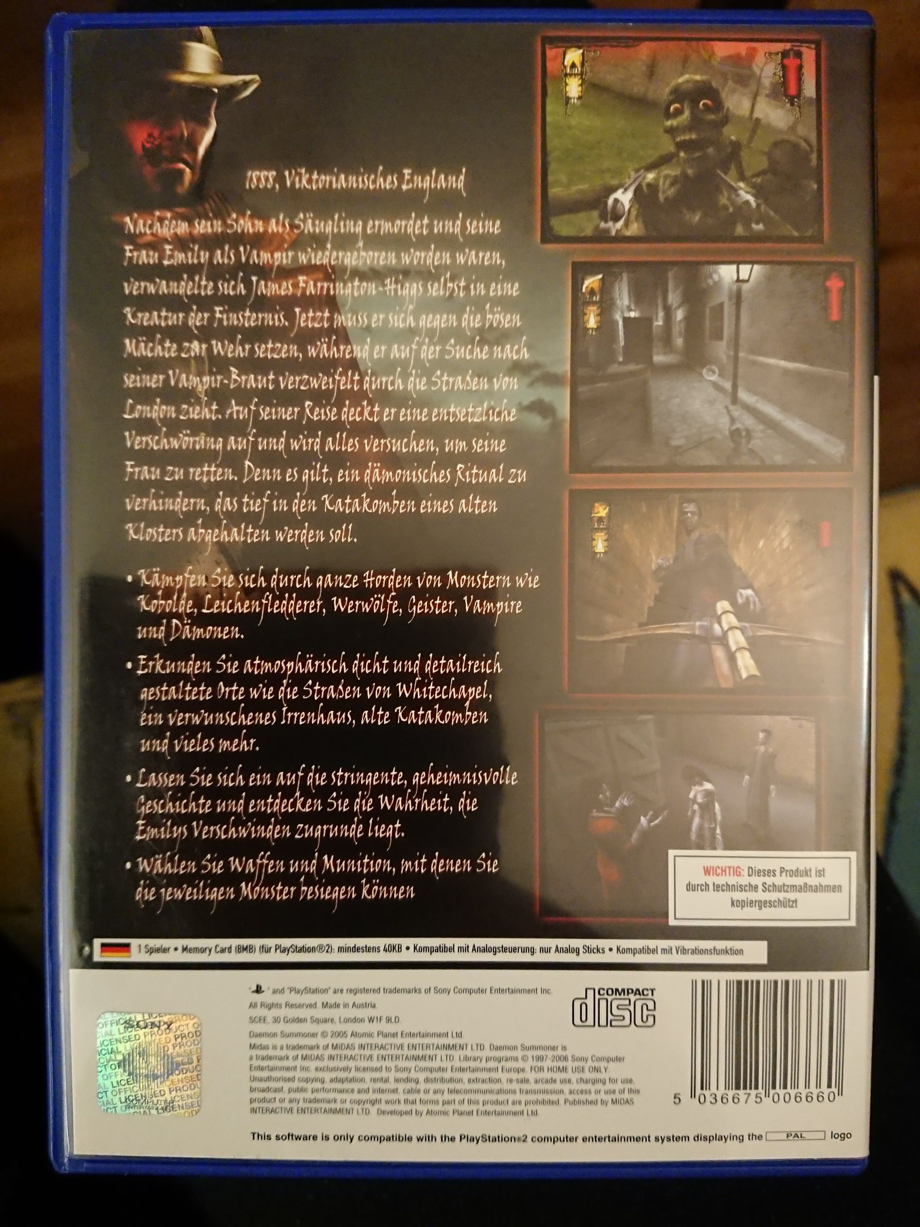 Daemon Summoner - Sony PlayStation 2 (PS2) video game collectible [Barcode 5036675006660] - Main Image 2