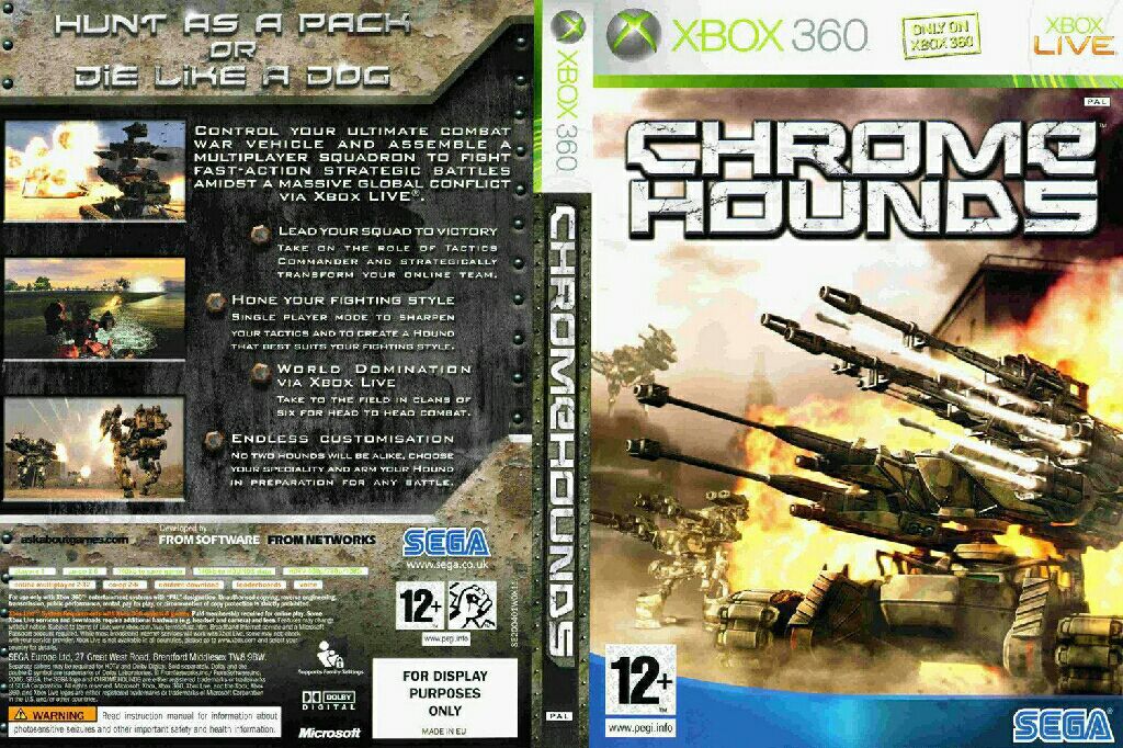 Chrome Hounds - Microsoft Xbox 360 (Sega - 1-12) video game collectible [Barcode 5060004767779] - Main Image 2