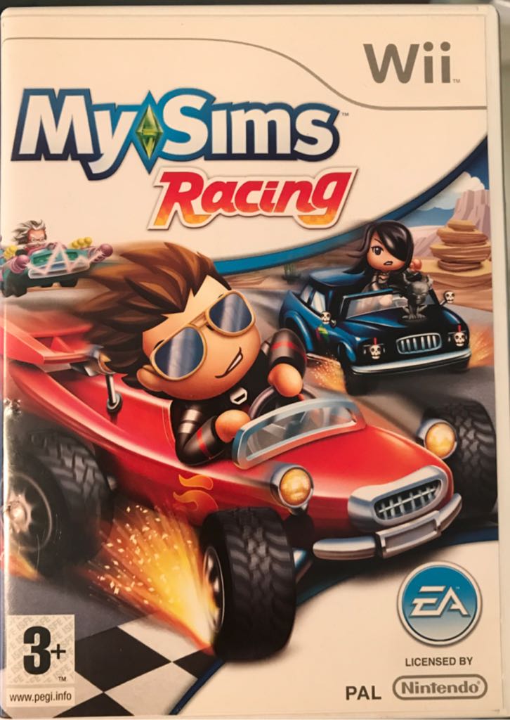 MySims Racing - Nintendo Wii video game collectible [Barcode 5030944072066] - Main Image 1