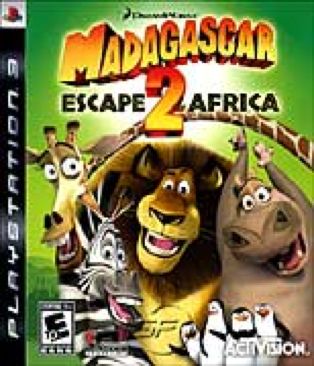 Madagascar 2: Escape 2 Africa - Sony PlayStation 3 (PS3) (Activision - 1-4) video game collectible [Barcode 047875834194] - Main Image 1